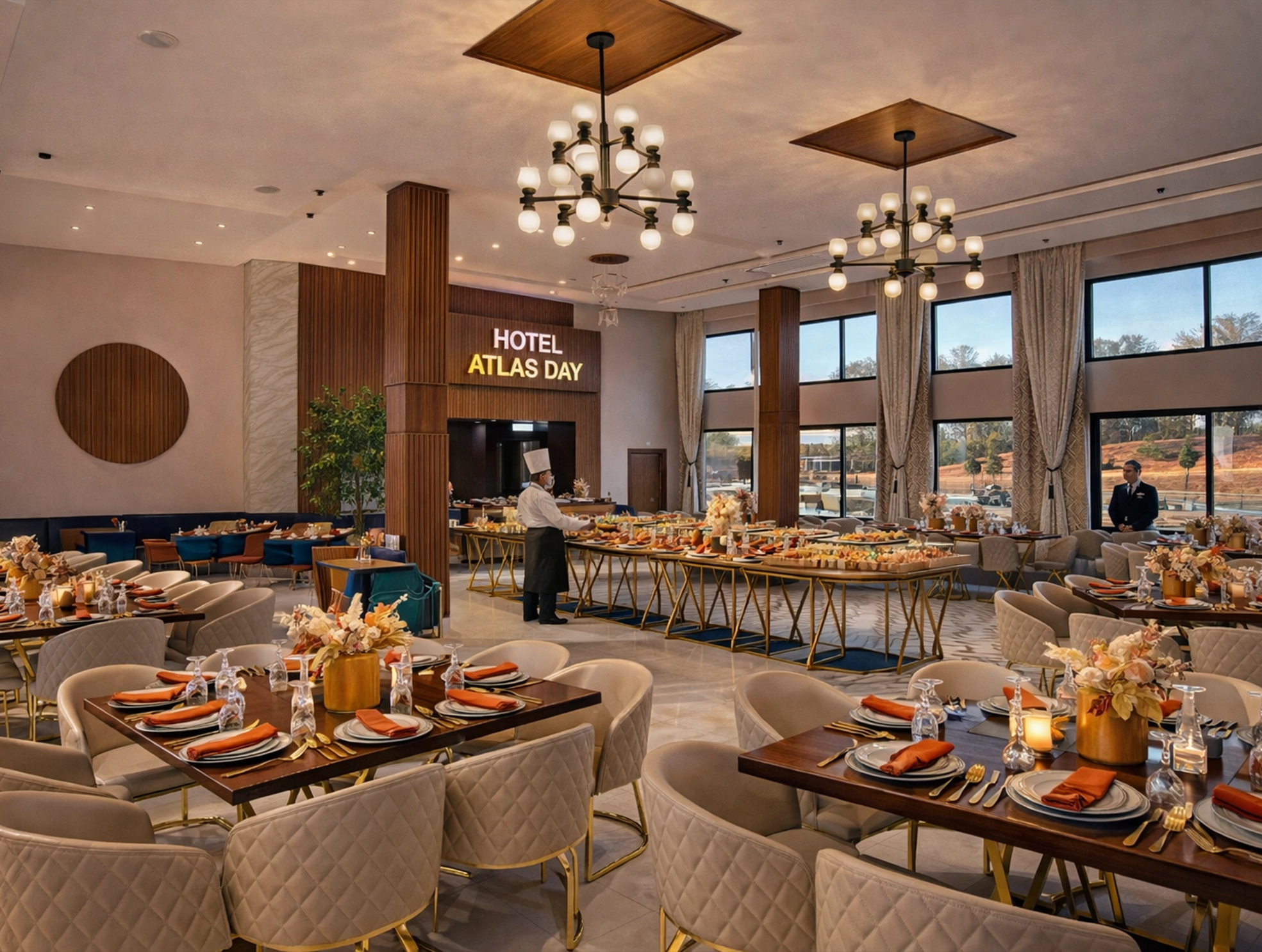 Bar lounge Hôtel Atlas Day