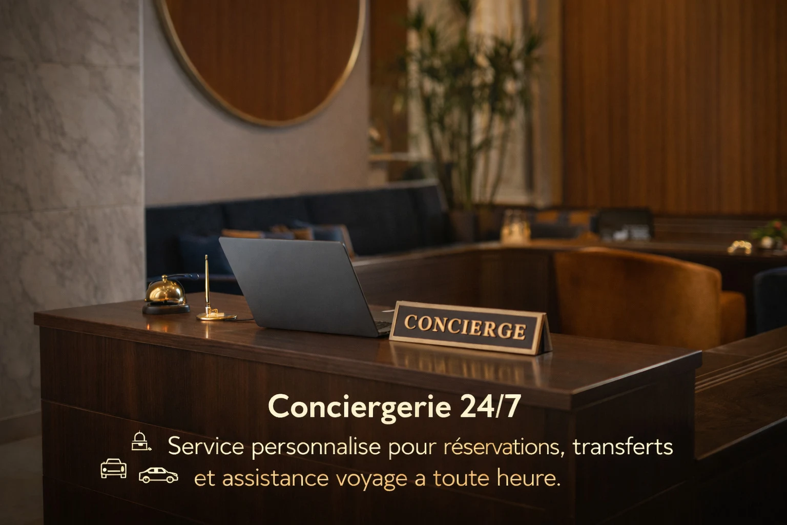 Conciergerie 24/7 — Hôtel Atlas Day